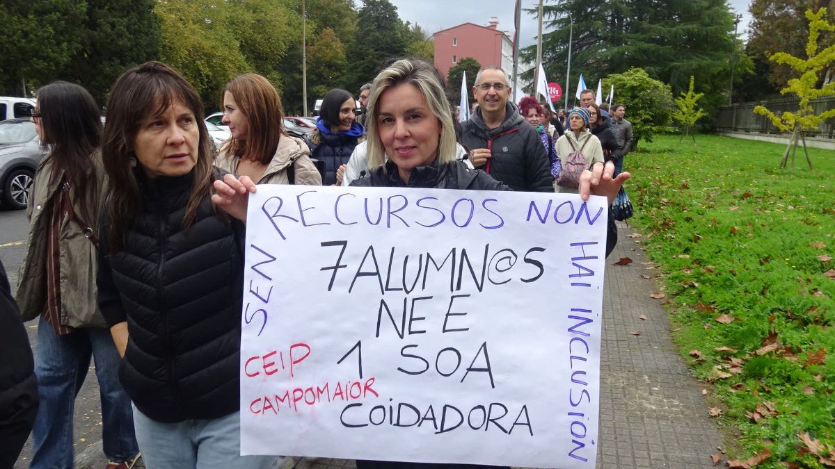 Peches e mobilizacións pola folga do profesorado