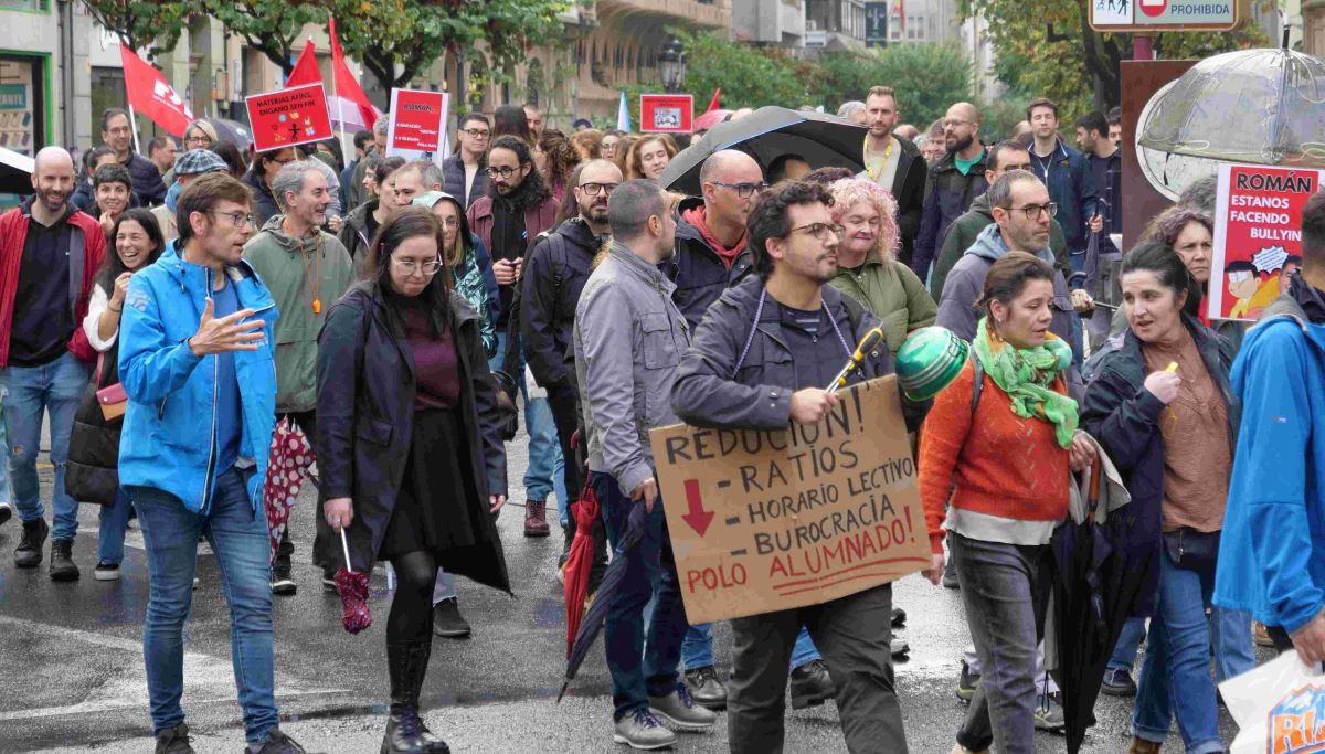 Mobilización de profesorado en Ourense