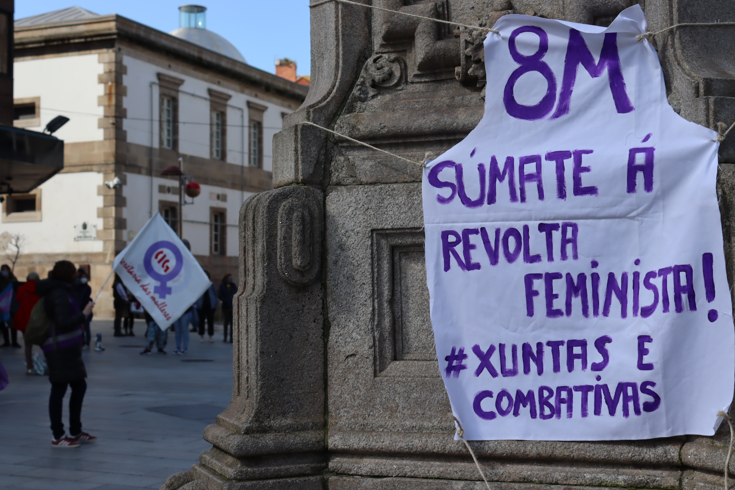 Manifestación en Vigo 8M 2021 convocada pola CIG