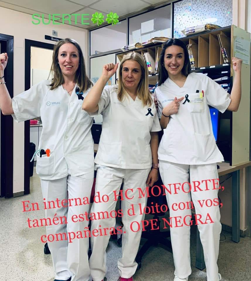 Apoio ás enfermeiras eventuais dende o Hospital Comarcal de Monforte