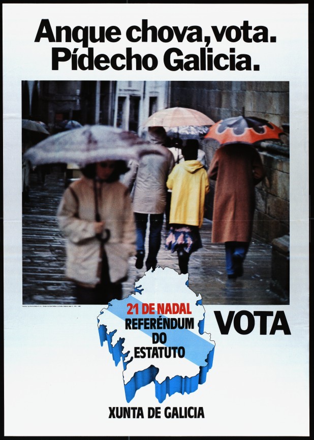 Cartel do referendo autonómico de 1980