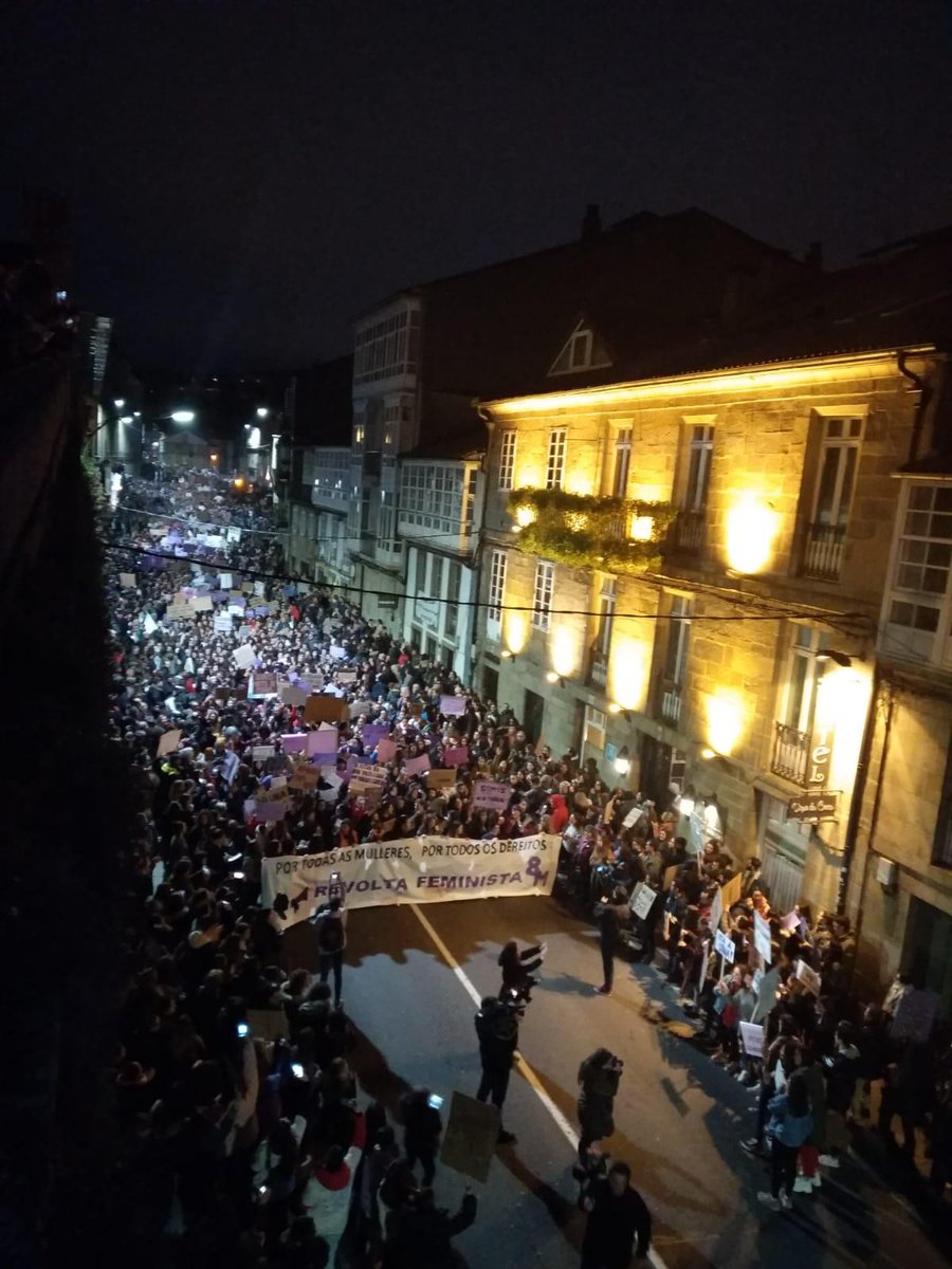 Manifestación en Compostela 8M 2019