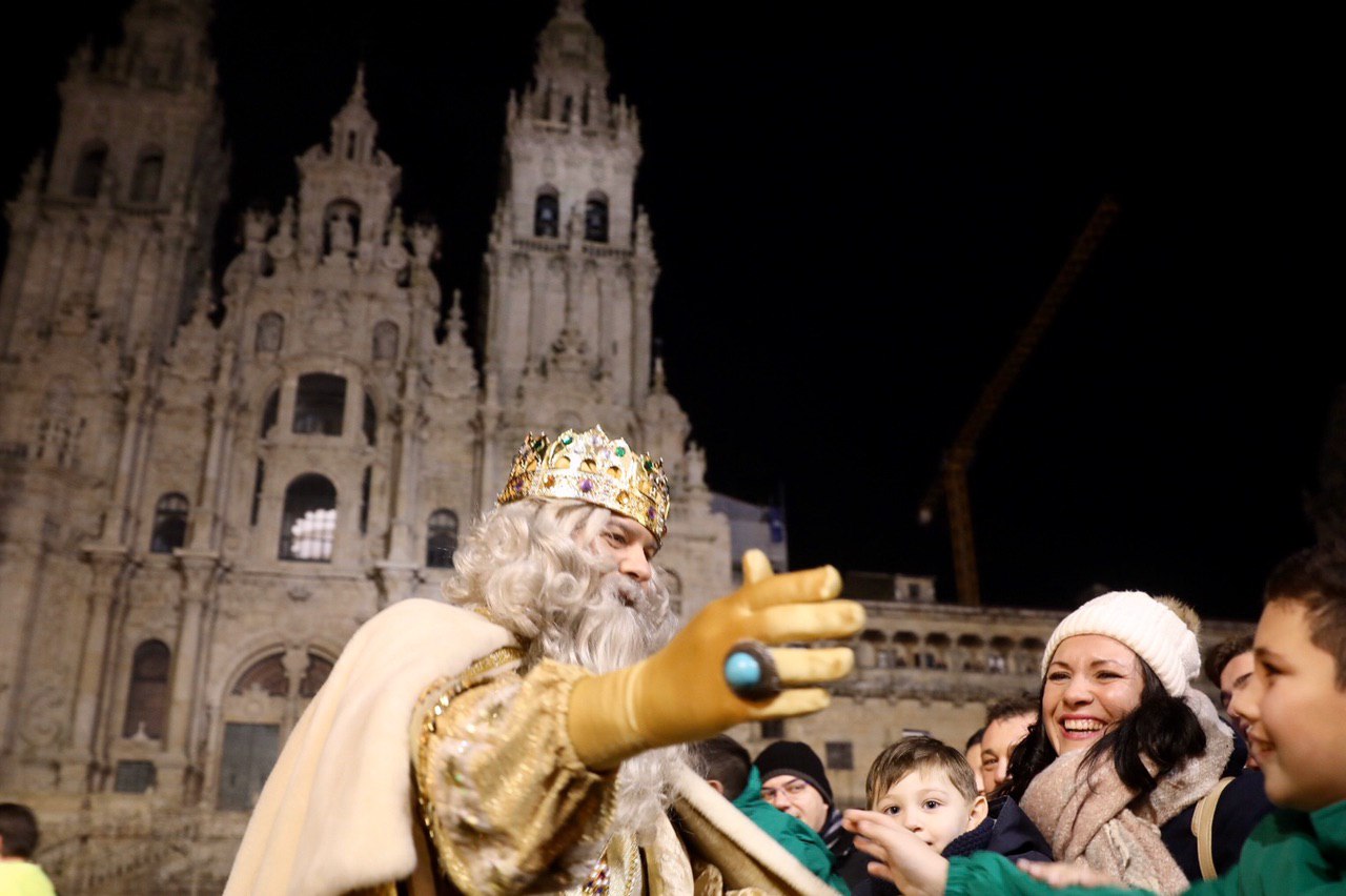 Os Reis Magos en Compostela