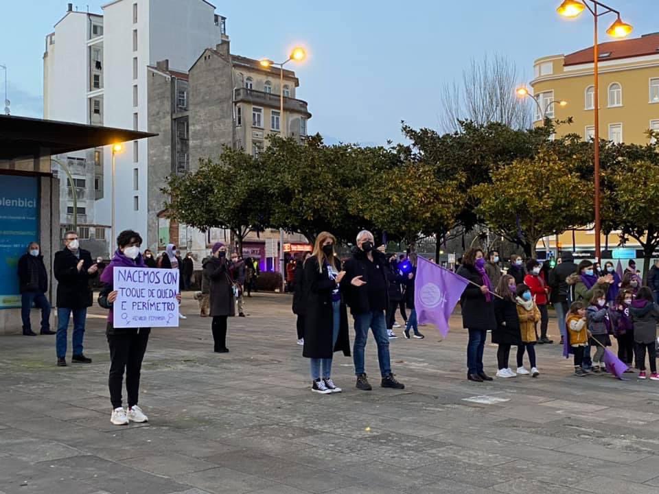 Manifestación en Ferrol 8M 2021