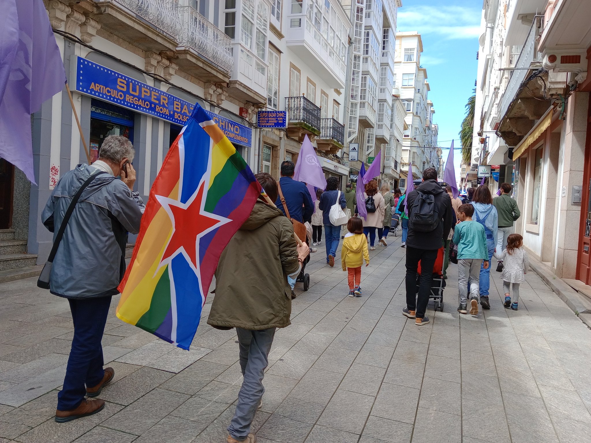 Manifestación do Orgullo en Ferrol en 2022