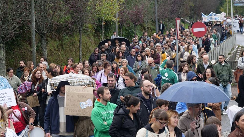 Peches e mobilizacións pola folga do profesorado