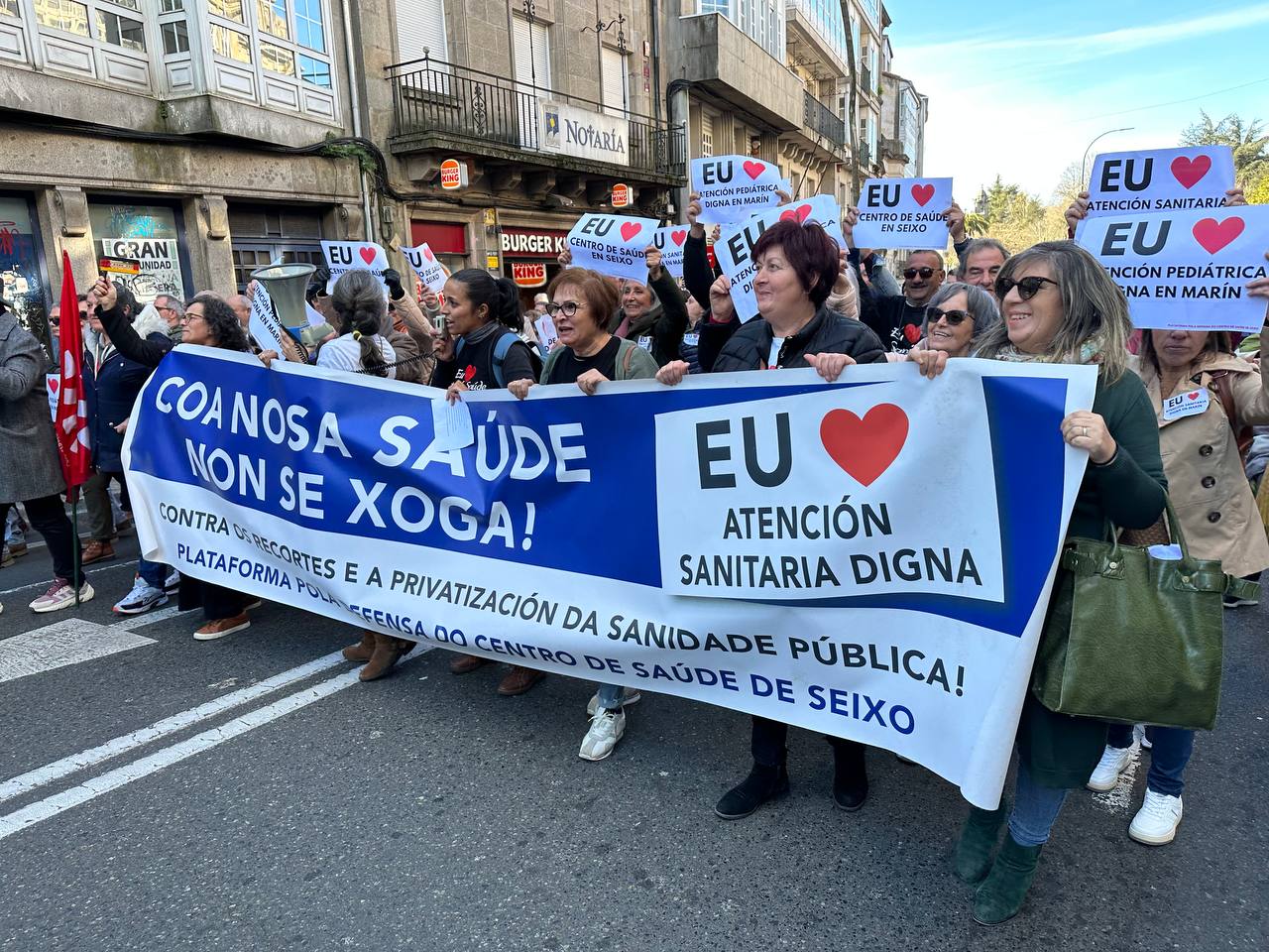 Manifestación pola sanidade pública, este 12 de febreiro en Compostela