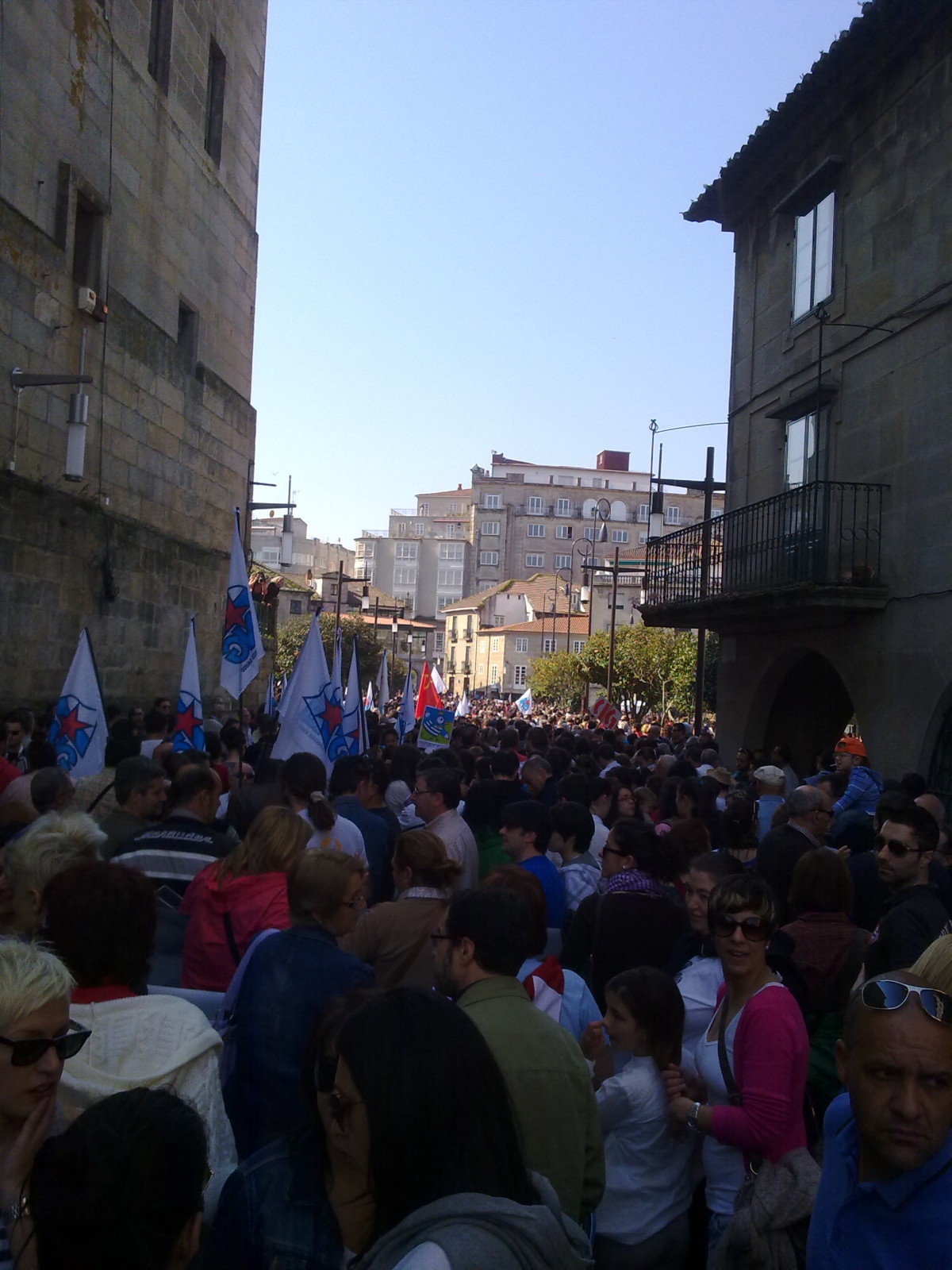A manifestación da CIG en Pontevedra