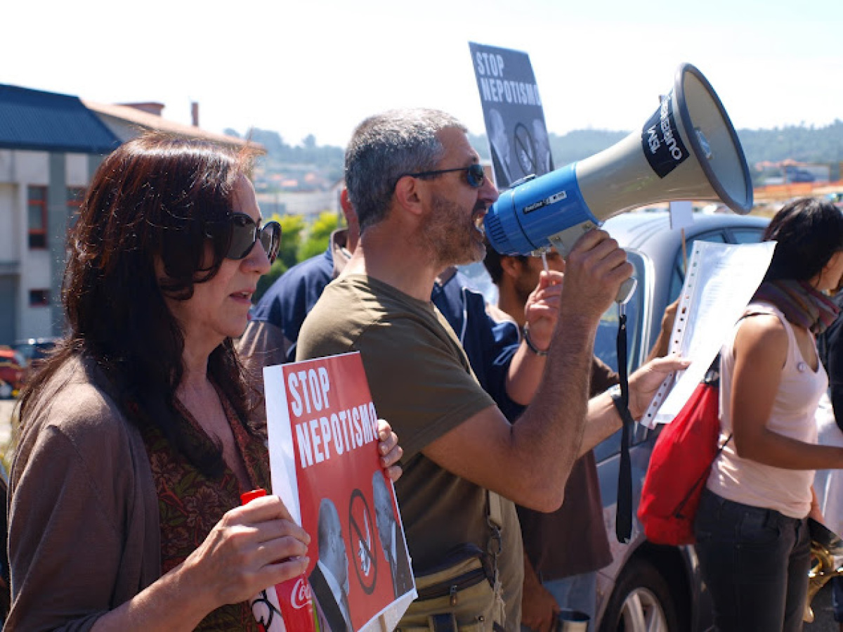 Protesta de Asemblea Ourense