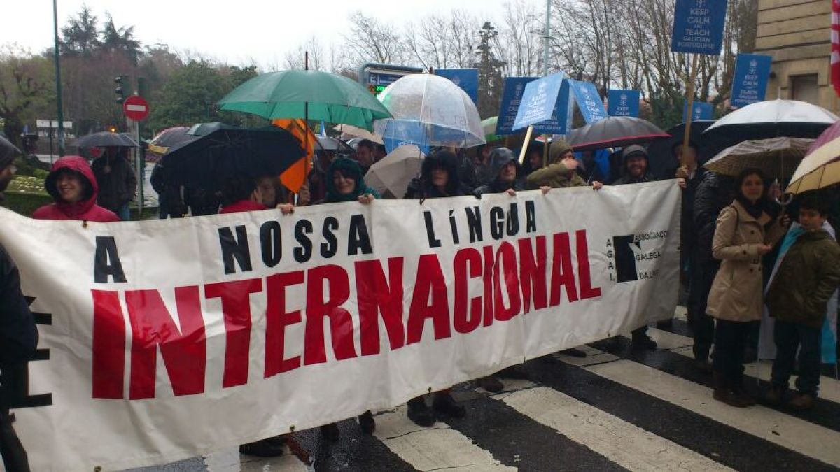 A AGAL, nunha marcha de Queremos Galego