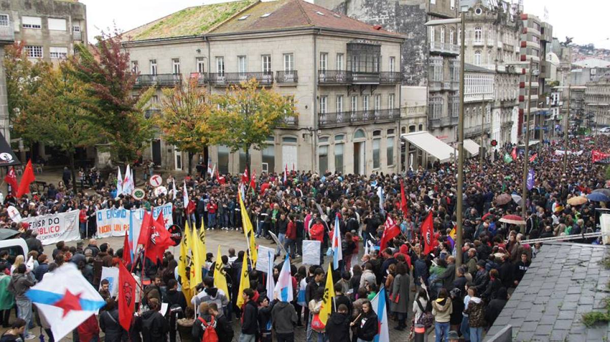 Manifestación en Vigo