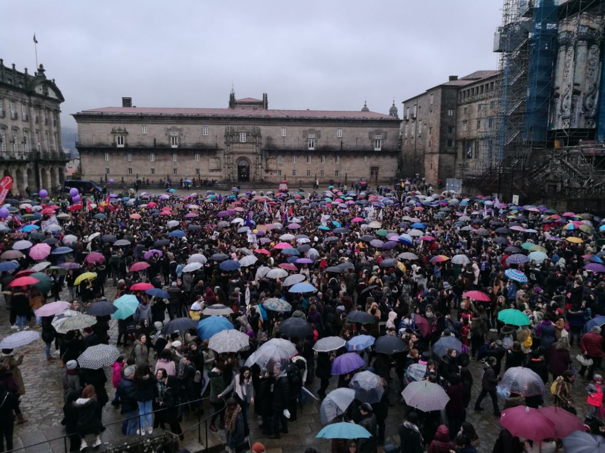 Concentración en Compostela